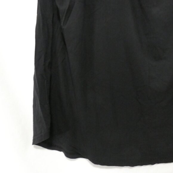 LIOFOER | 2XL | Edgy Black Cut-Out Shoulder Top - Picture 11 of 12